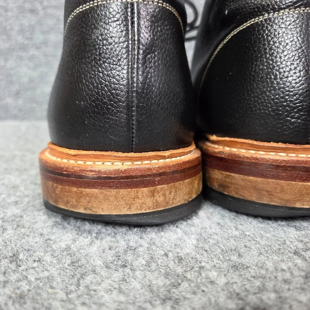Stacy Adams Men's M2 Black Plain Toe Chukka Boots Goodyear‎ Welted 12 D